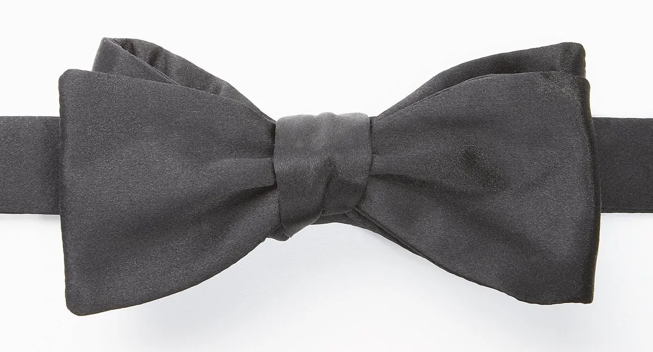 Made-in-UK Satin Pre-Tied Formal Bow Tie sold by J. Press product image thumbnail 2