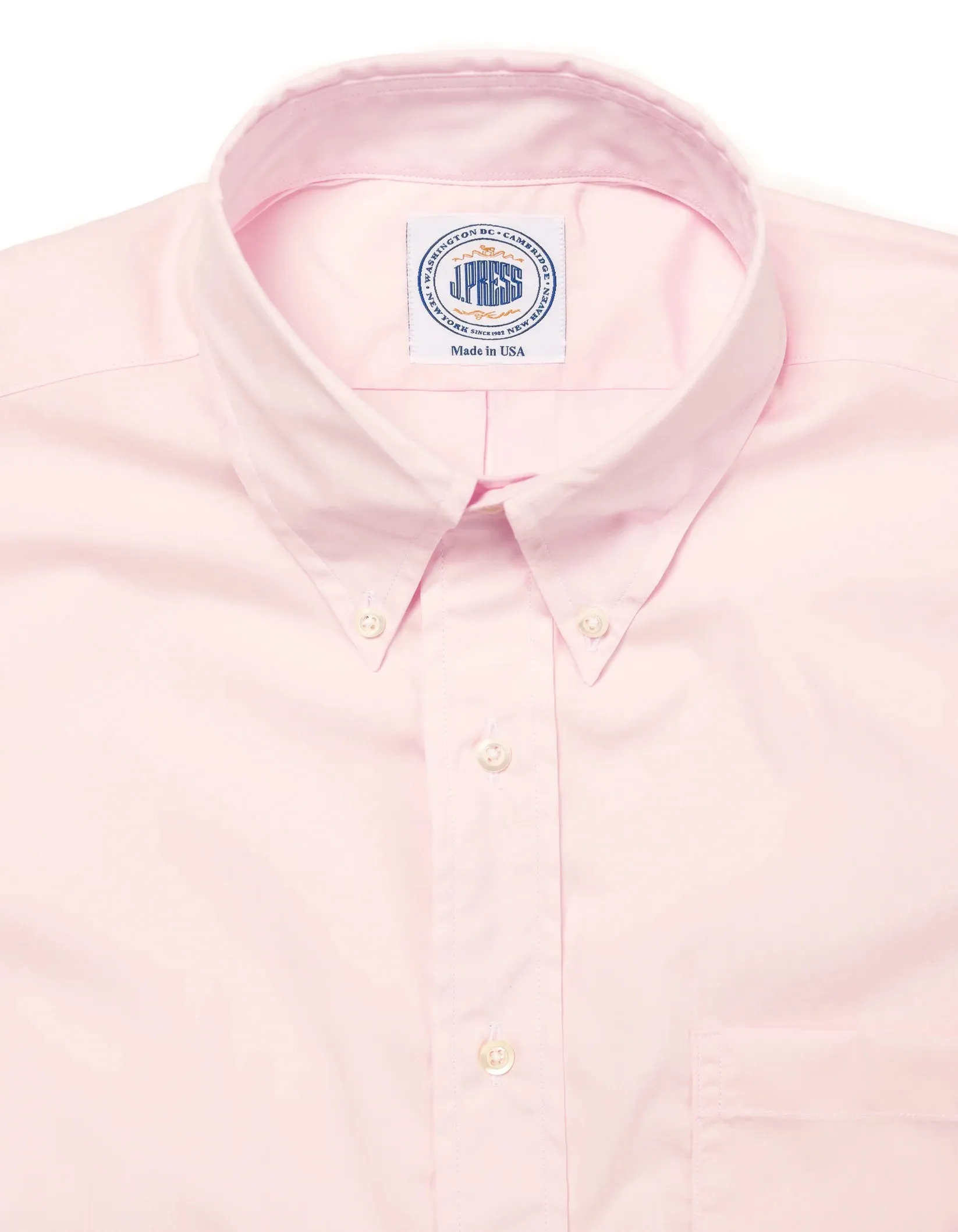 2-PLY 100s - PINK SOLID DRESS SHIRT sold by J. Press product image thumbnail 2