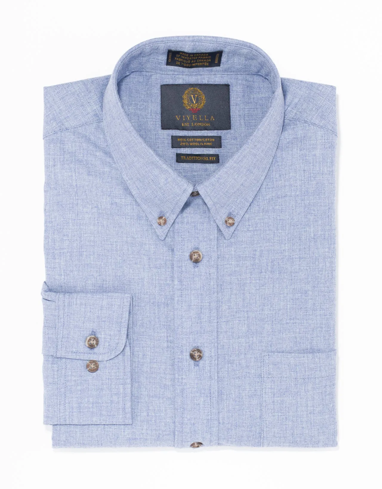 VIYELLA SOLID BLUE sold by J. Press