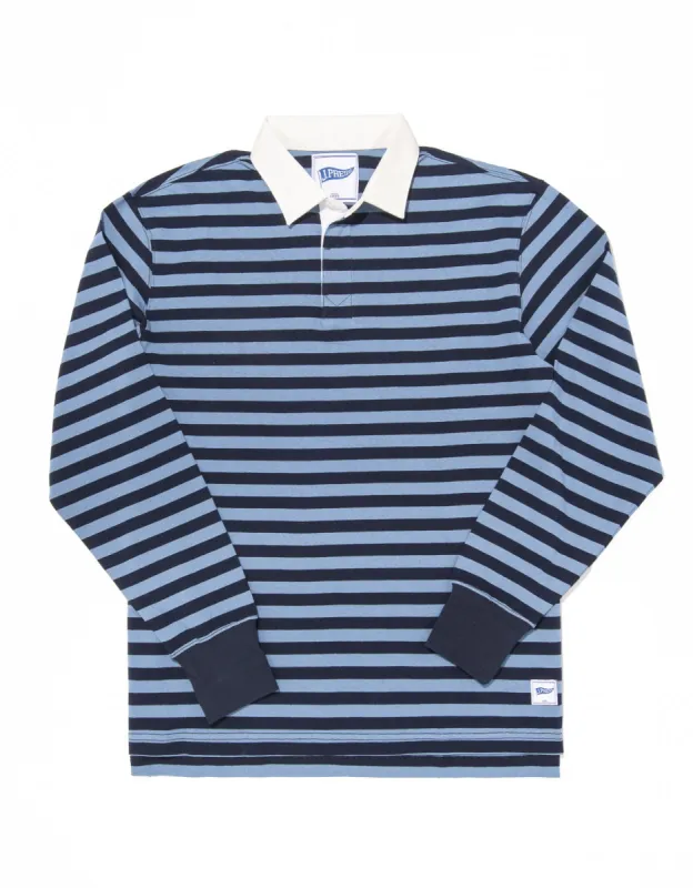 BLUE/NAVY STRIPE RUGBY SHIRT sold by J. Press
