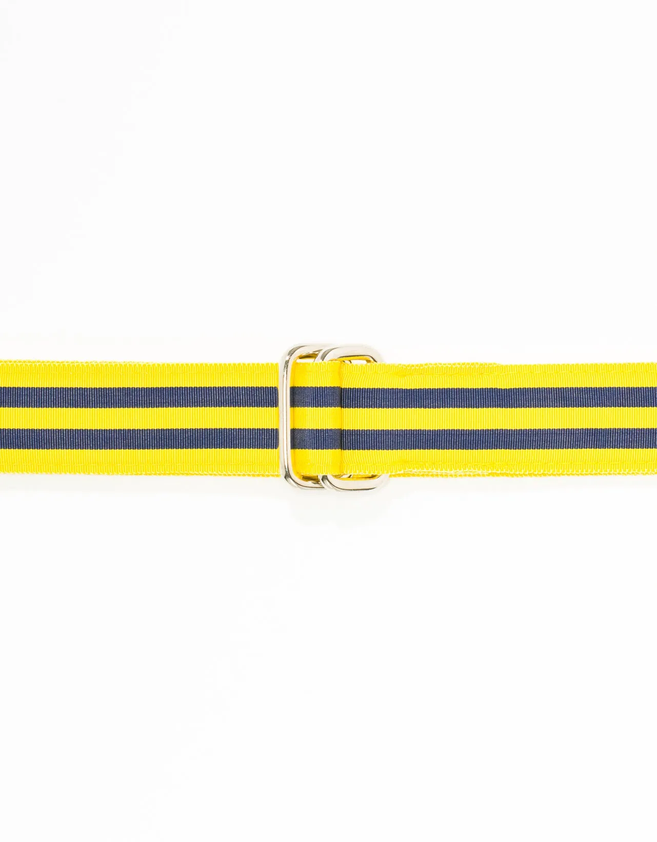 YELLOW/NAVY GROSGRAIN RIBBON BELT sold by J. Press