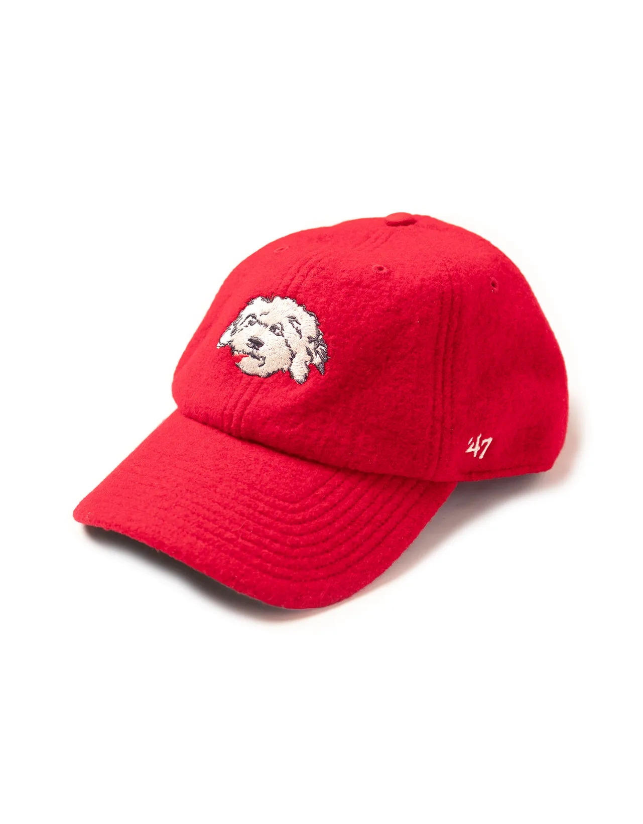 SHAGGY DOG BASEBALL CAP - RED sold by J. Press