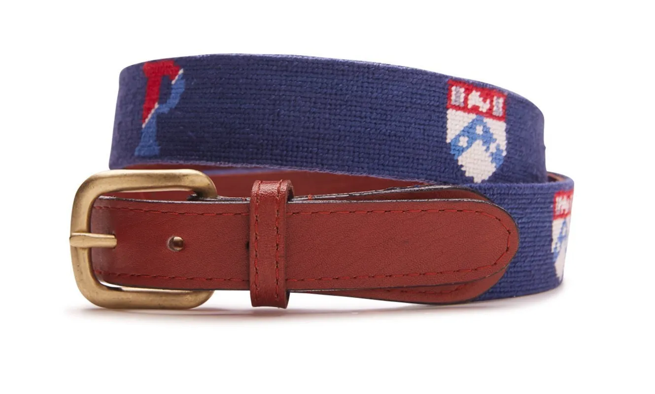 University Of Pennsylvania Needlepoint Belt sold by J. Press