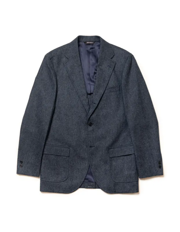 Blue Donegal Tweed Sport Coat - Trim Fit sold by J. Press