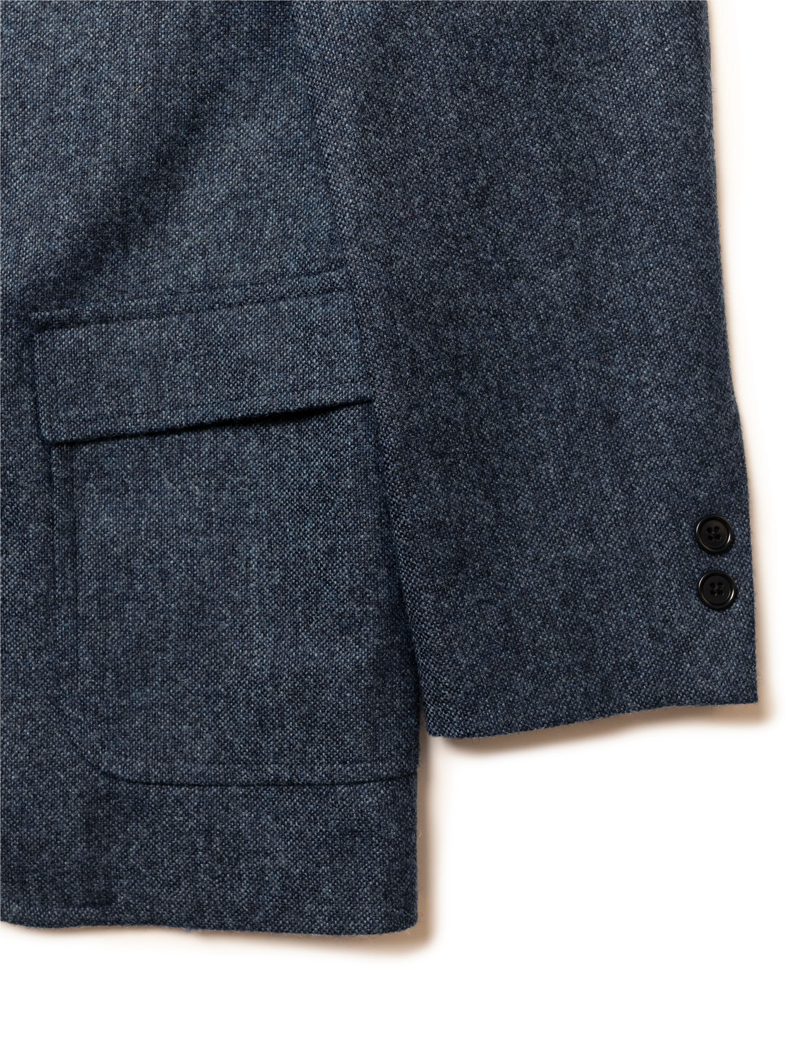 Blue Donegal Tweed Sport Coat - Trim Fit sold by J. Press product image thumbnail 2
