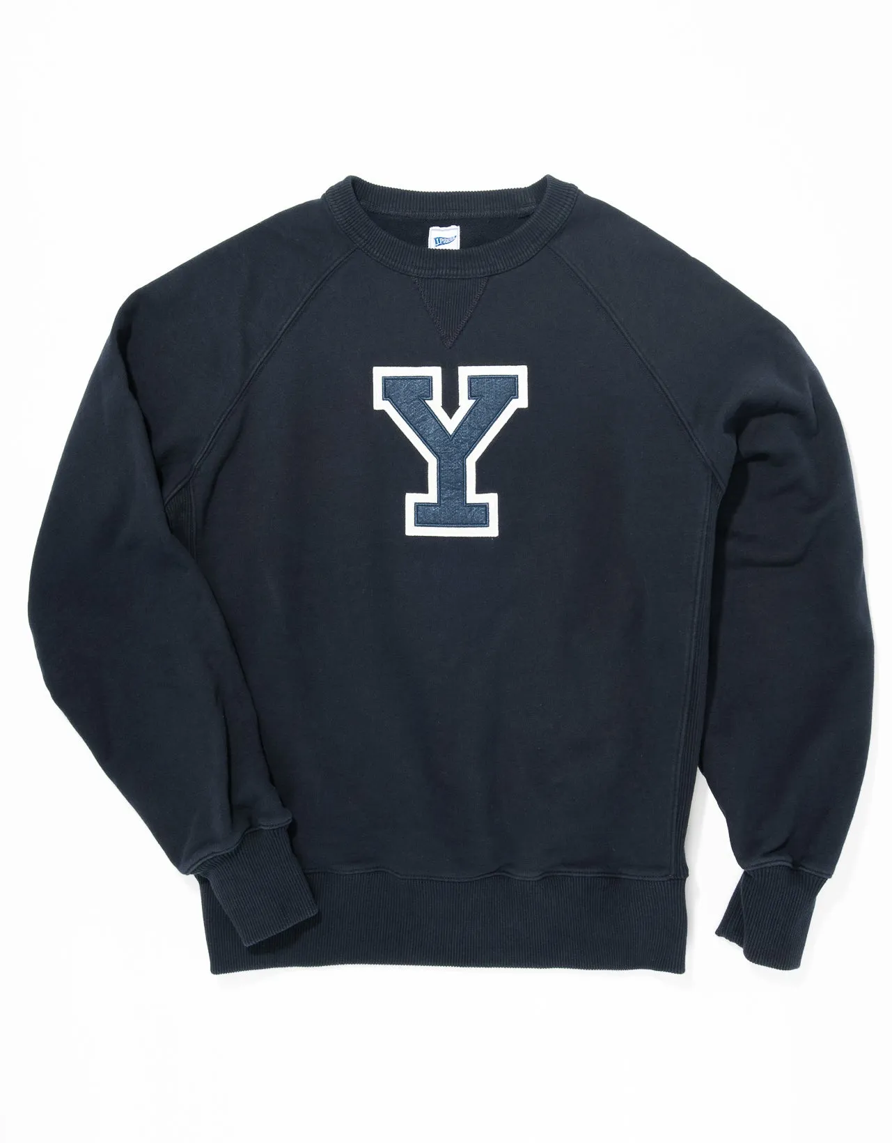 Navy Yale "Y" Sweatshirt sold by J. Press