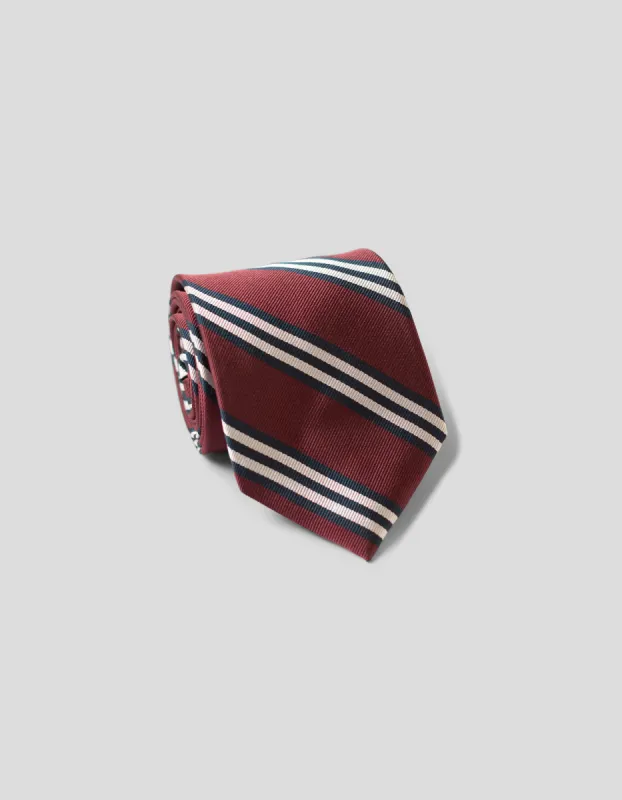 TRIPLE STRIPE TIE sold by J. Press