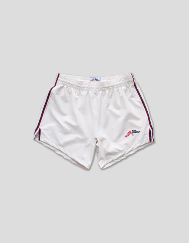 J.PRESS x BOATHOUSE UNISEX RUGBY SHORT - WHITE sold by J. Press