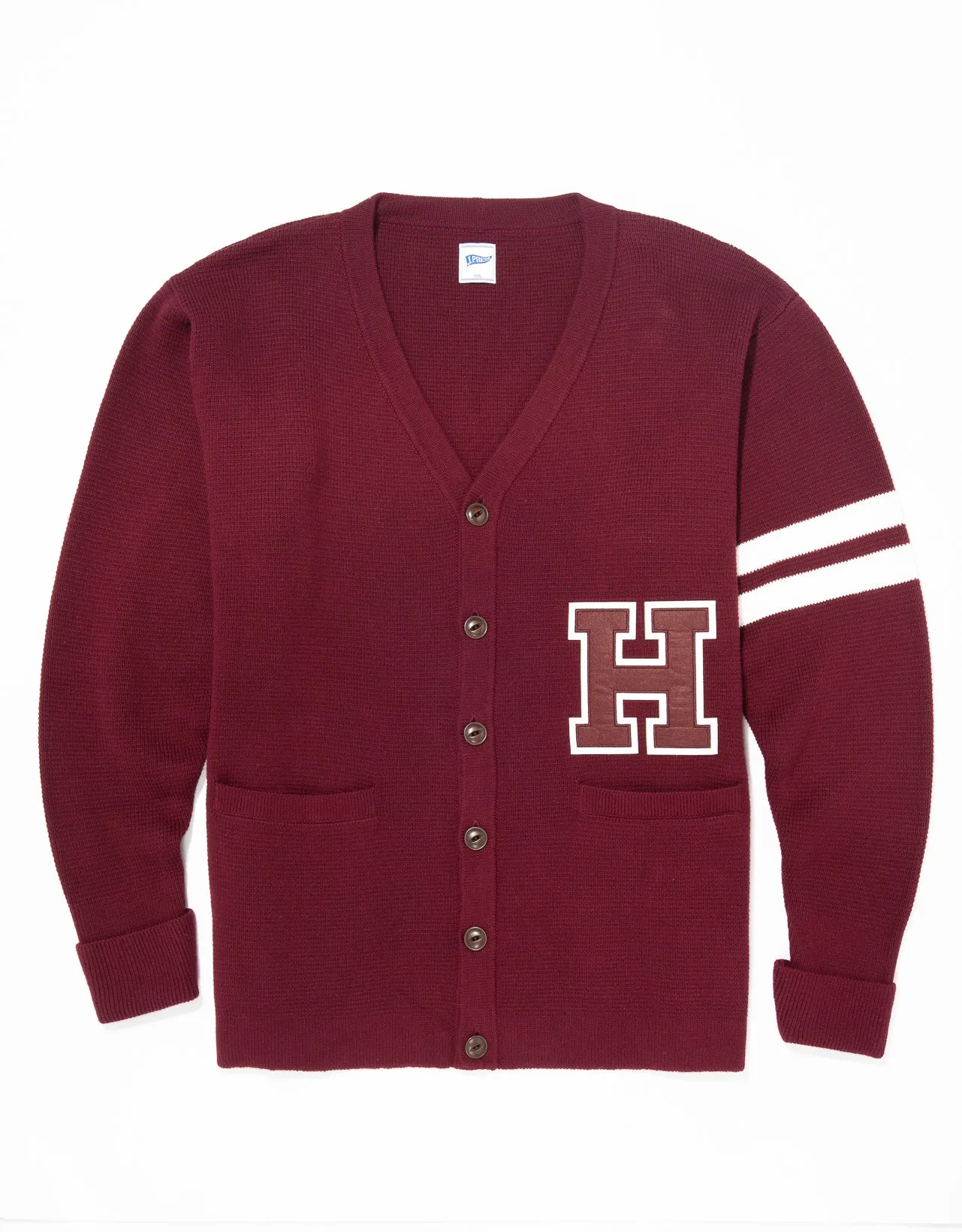 Harvard Varsity-Style Cotton Cardigan - Trim Fit sold by J. Press