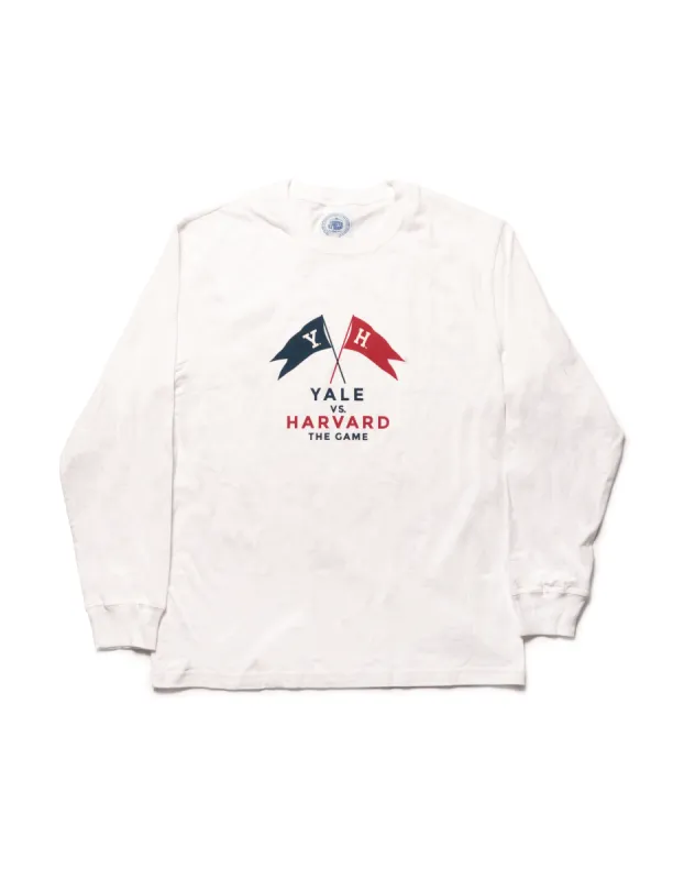 YALE X HARVARD T-SHIRT - WHITE sold by J. Press