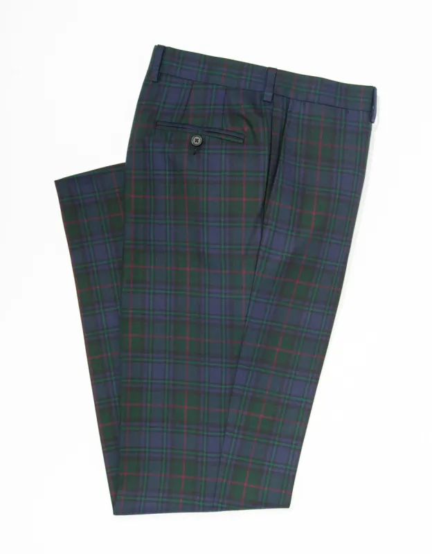 TARTAN DRESS TROUSERS - BLACKWATCH sold by J. Press
