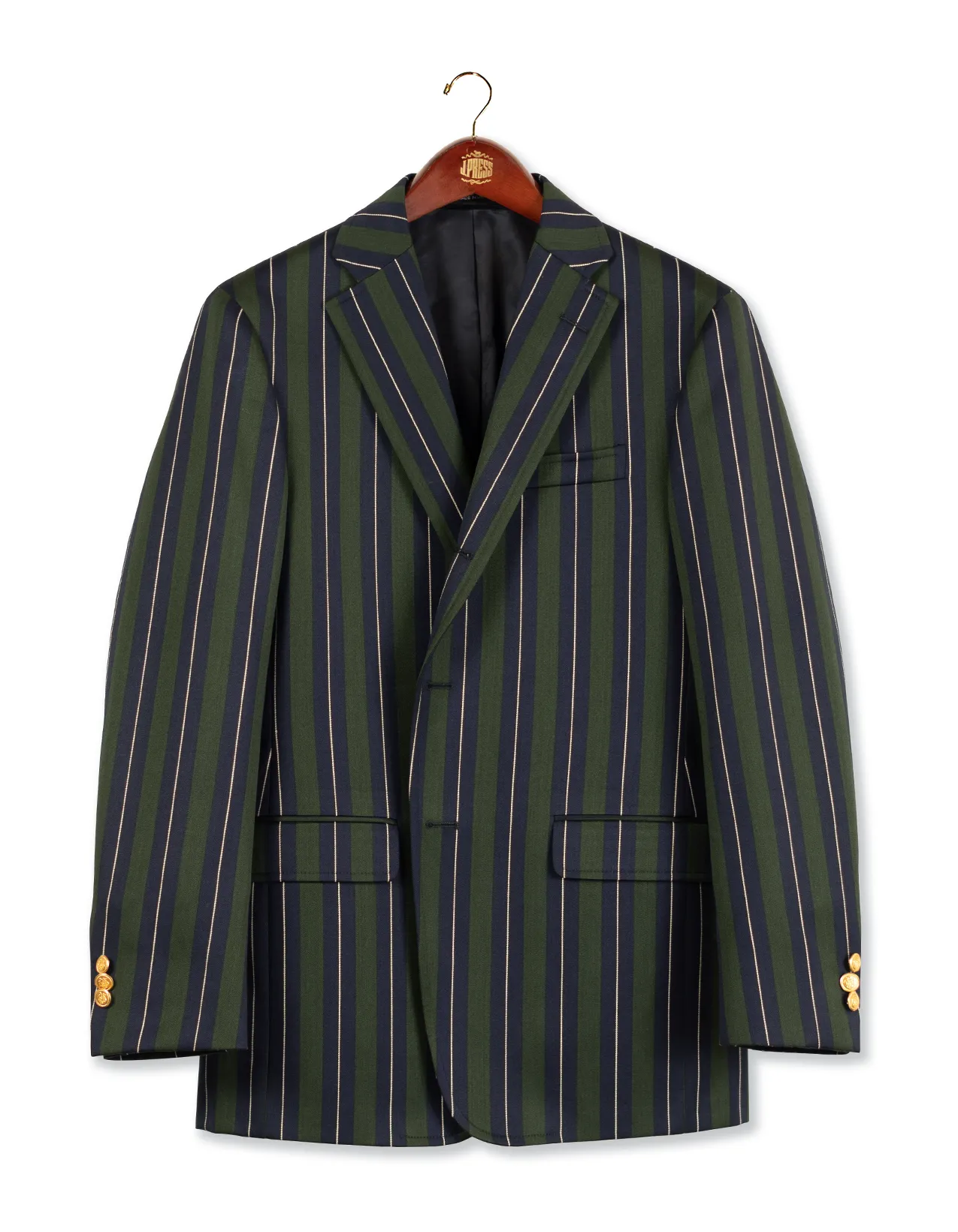 NAVY/GREEN STRIPE BLAZER sold by J. Press