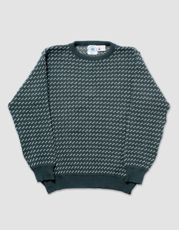 Cotton Chevron Crewneck Sweater sold by J. Press