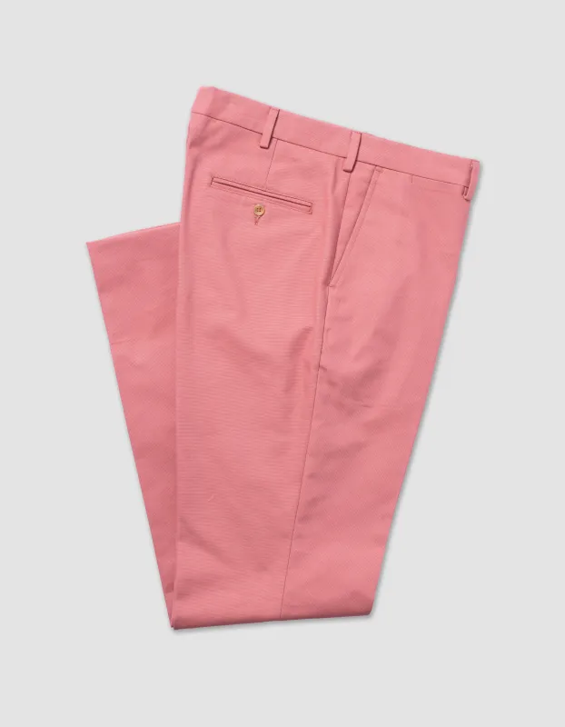 Made-in-USA Red Cotton Duck Pant sold by J. Press