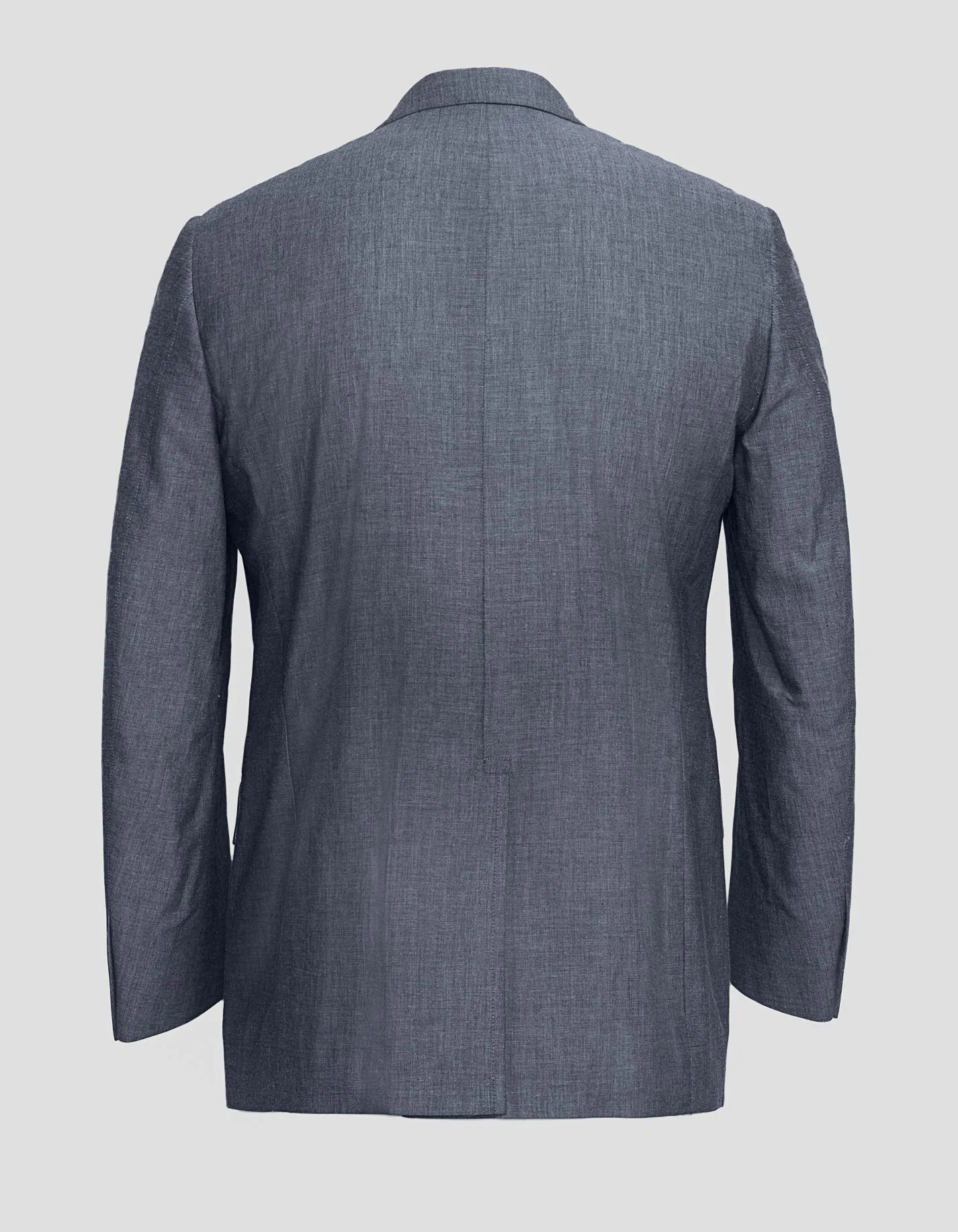 Made-in-Canada Solid Navy Cotton Chambray Sport Coat sold by J. Press product image thumbnail 2