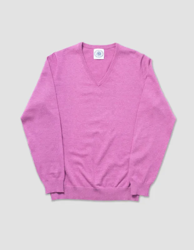 Cotton/Cashmere V-Neck Sweater sold by J. Press