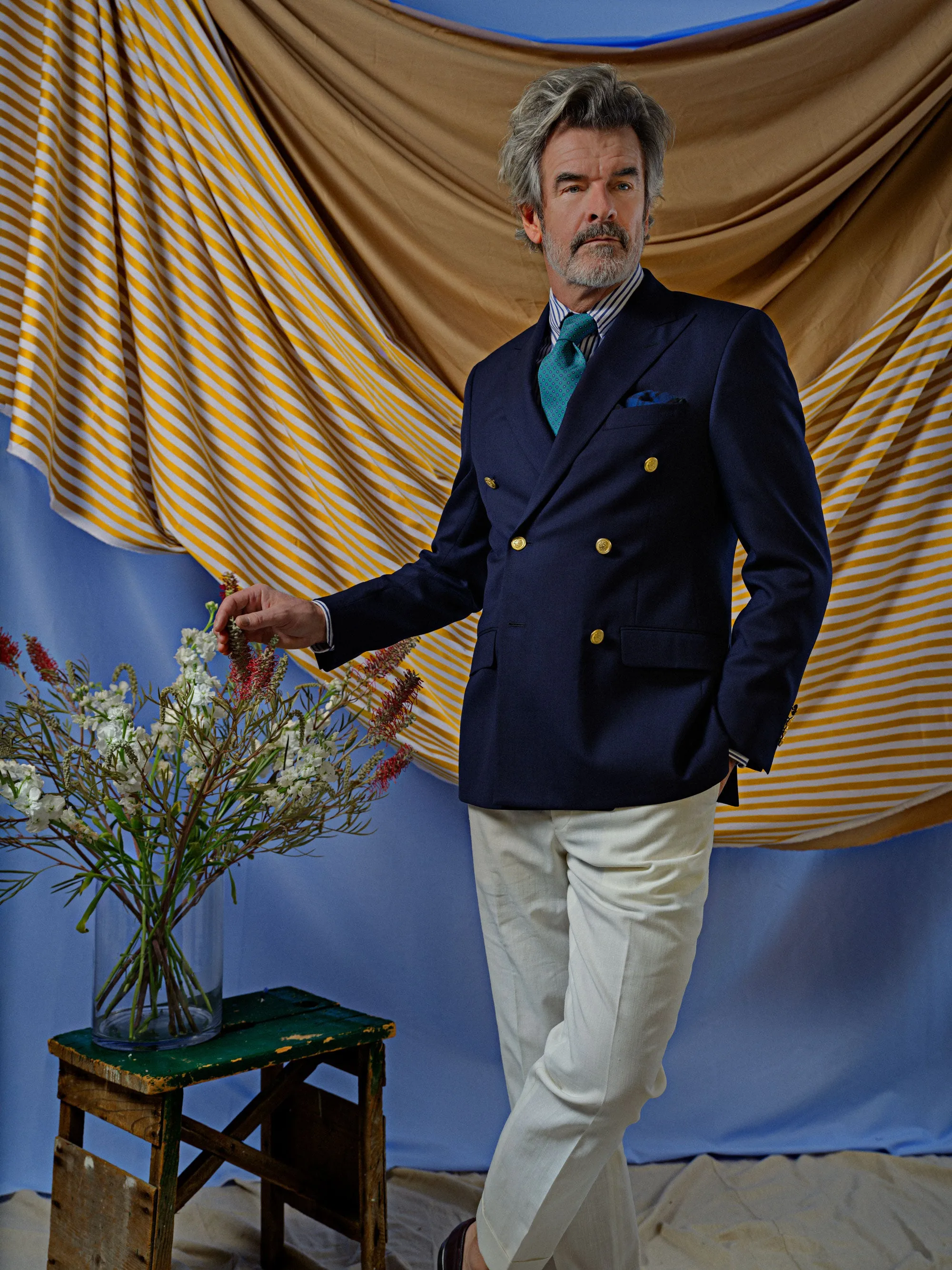 Crash Linen Trousers sold by J. Press product image thumbnail 2