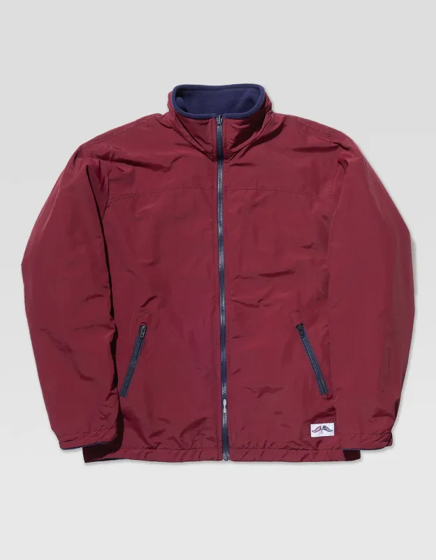 J.PRESS x BOATHOUSE SCULL REVERSIBLE JACKET - MAROON/NAVY sold by J. Press
