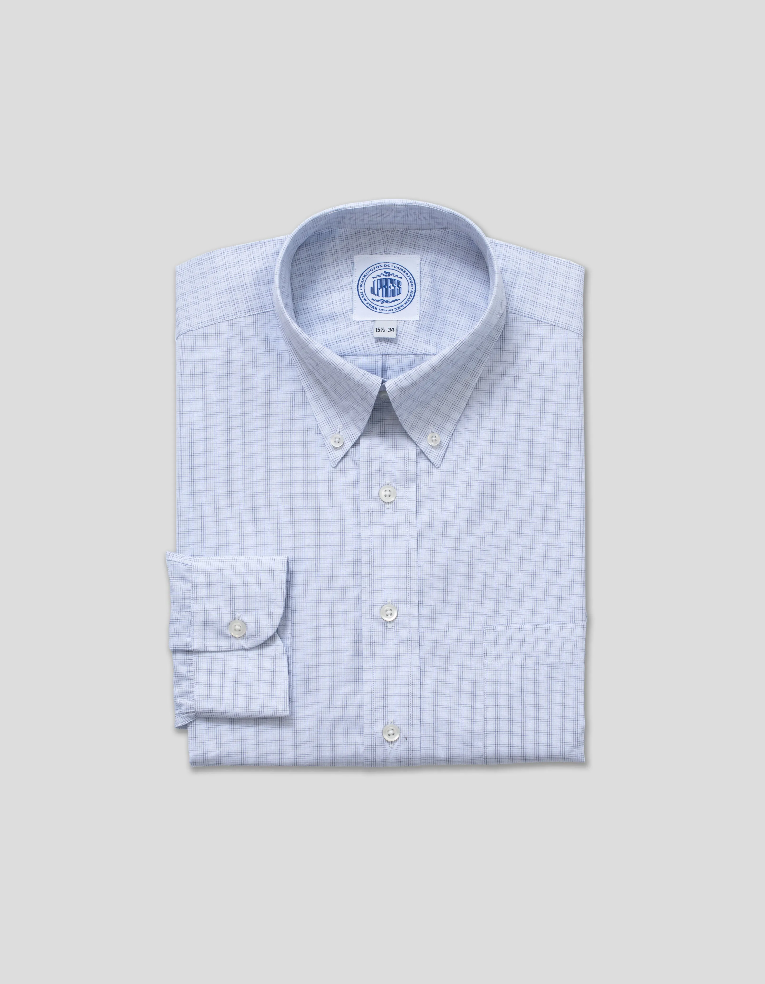 MICRO GRID CHECK DRESS SHIRT sold by J. Press
