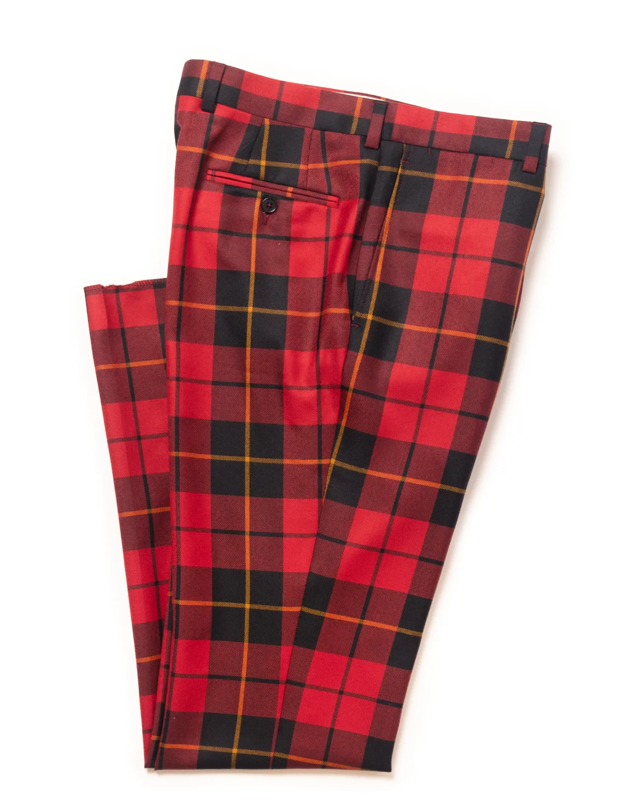Made-in-Canada Wallace Tartan Wool Trouser sold by J. Press