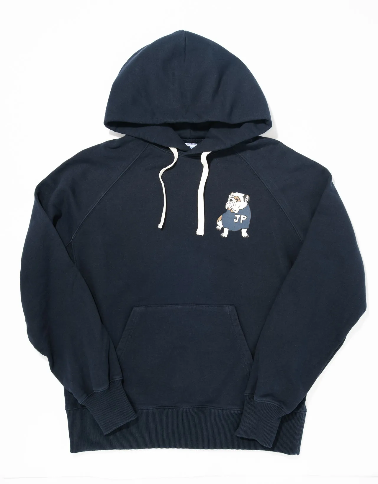 BULLDOG HOODIE - NAVY sold by J. Press