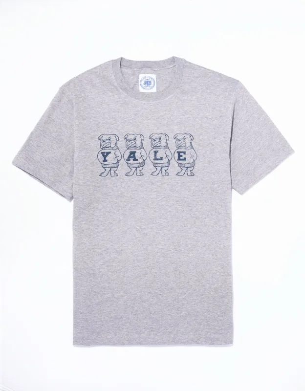 Yale Grey Vintage Bulldog T-Shirt sold by J. Press