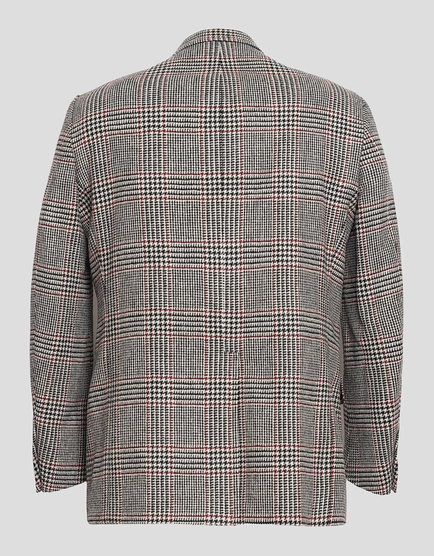 BLACK AND WHITE PLAID W/RED DECO SPORT COAT sold by J. Press product image thumbnail 2