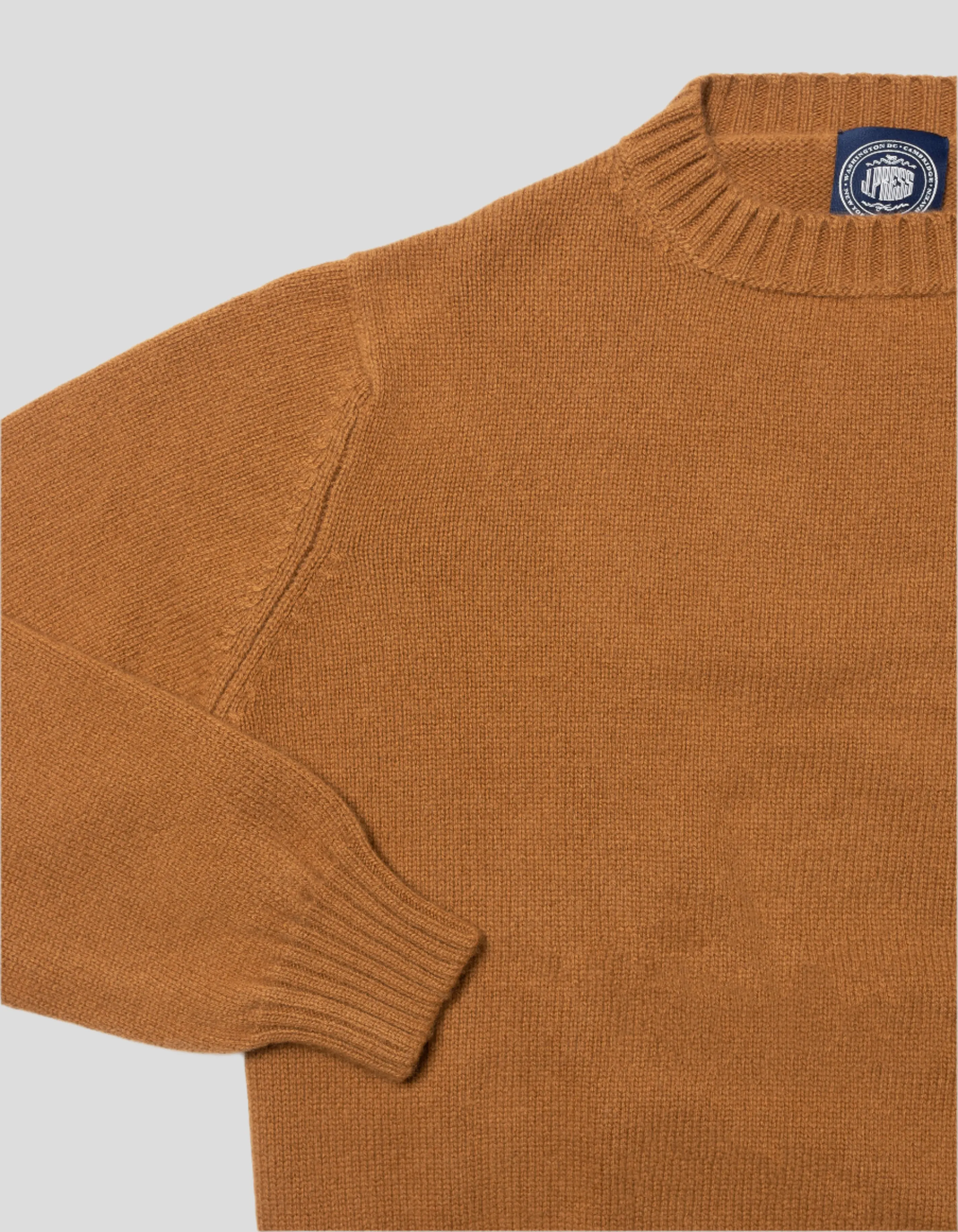 CAMEL CASHMERE CHUNKY CREW NECK sold by J. Press product image thumbnail 2