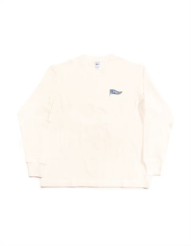 LONG SLEEVE T-SHIRT - WHITE sold by J. Press