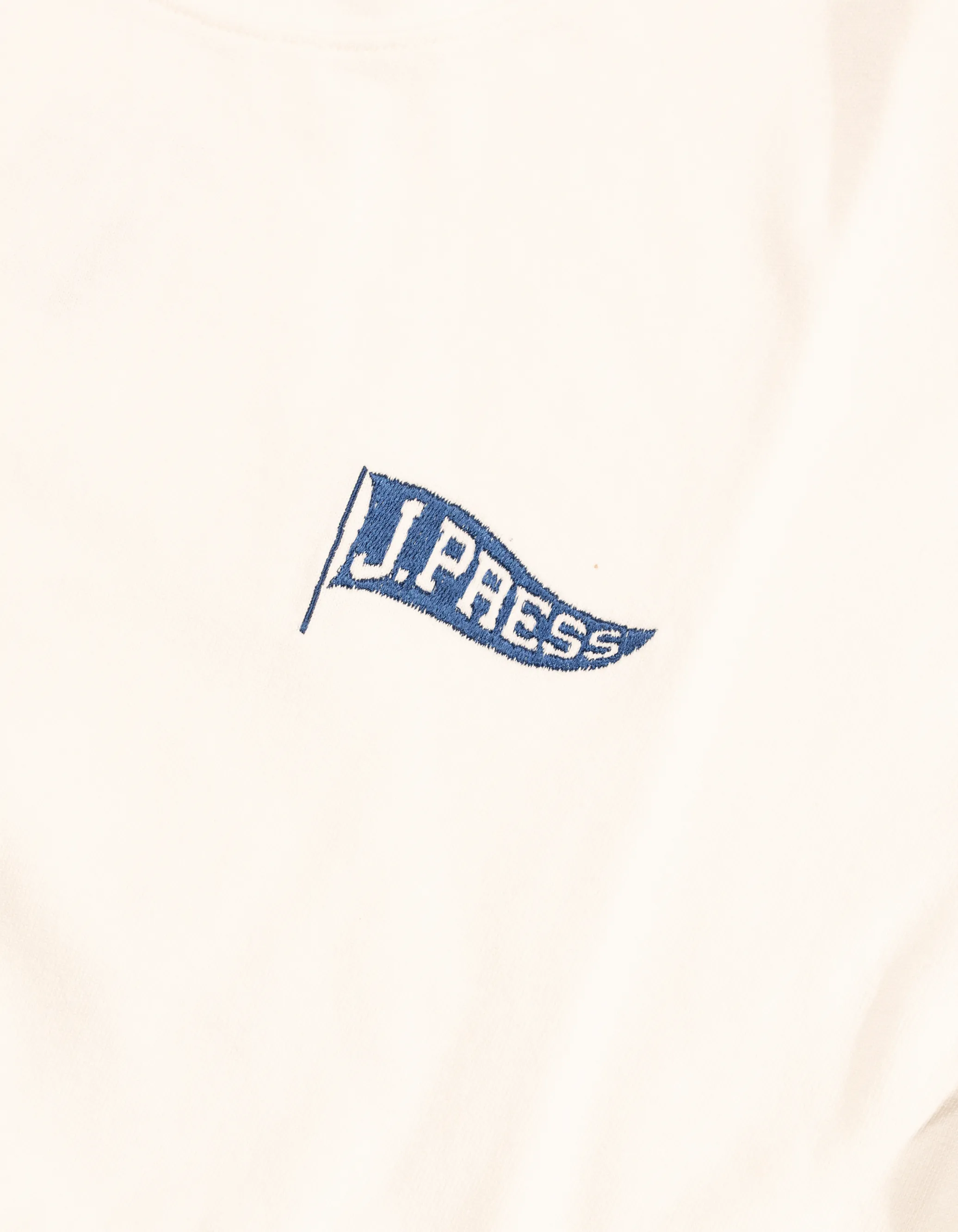 LONG SLEEVE T-SHIRT - WHITE sold by J. Press product image thumbnail 2
