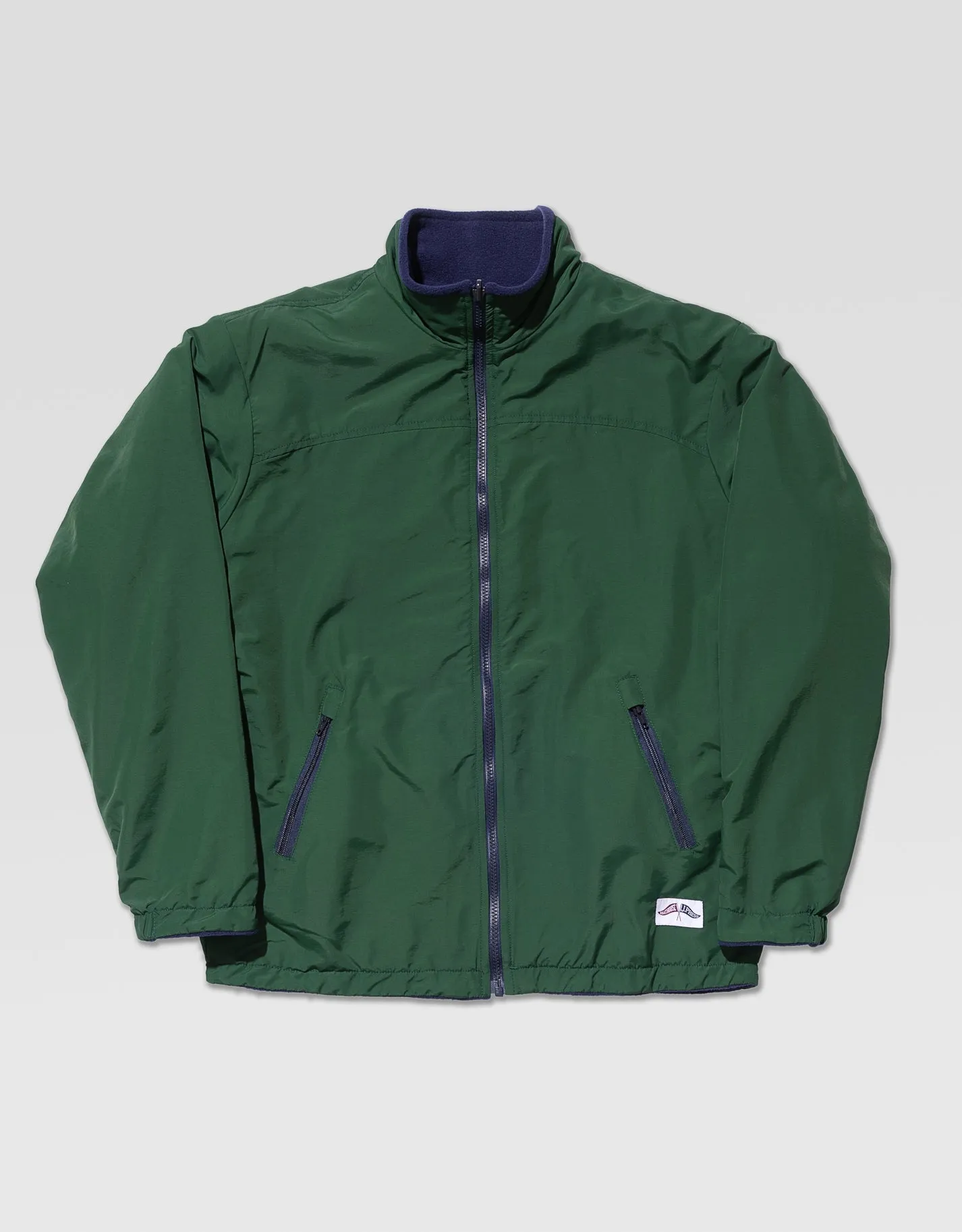 J.PRESS x BOATHOUSE SCULL REVERSIBLE JACKET - FOREST/NAVY sold by J. Press