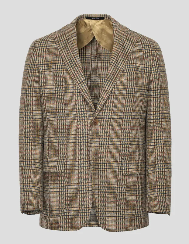 MAGEE TAN PLAID MULTI DECO SPORT COAT sold by J. Press