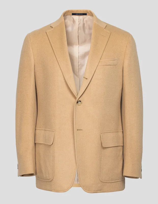Made-in-USA Tan Pure Camelhair Sport Coat sold by J. Press