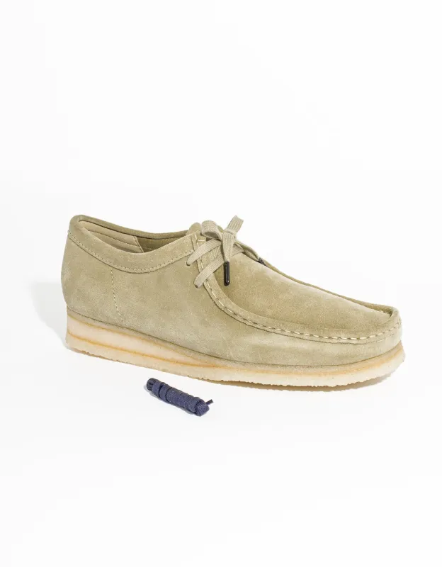 Tan Suede Wallabees sold by J. Press