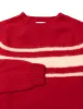 SHAGGY DOG SWEATER RED CHEST STRIPE - TRIM FIT sold by J. Press