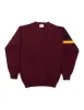 SHAGGY DOG SWEATER BURGUNDY TWO COLOR RINGS - TRIM FIT sold by J. Press