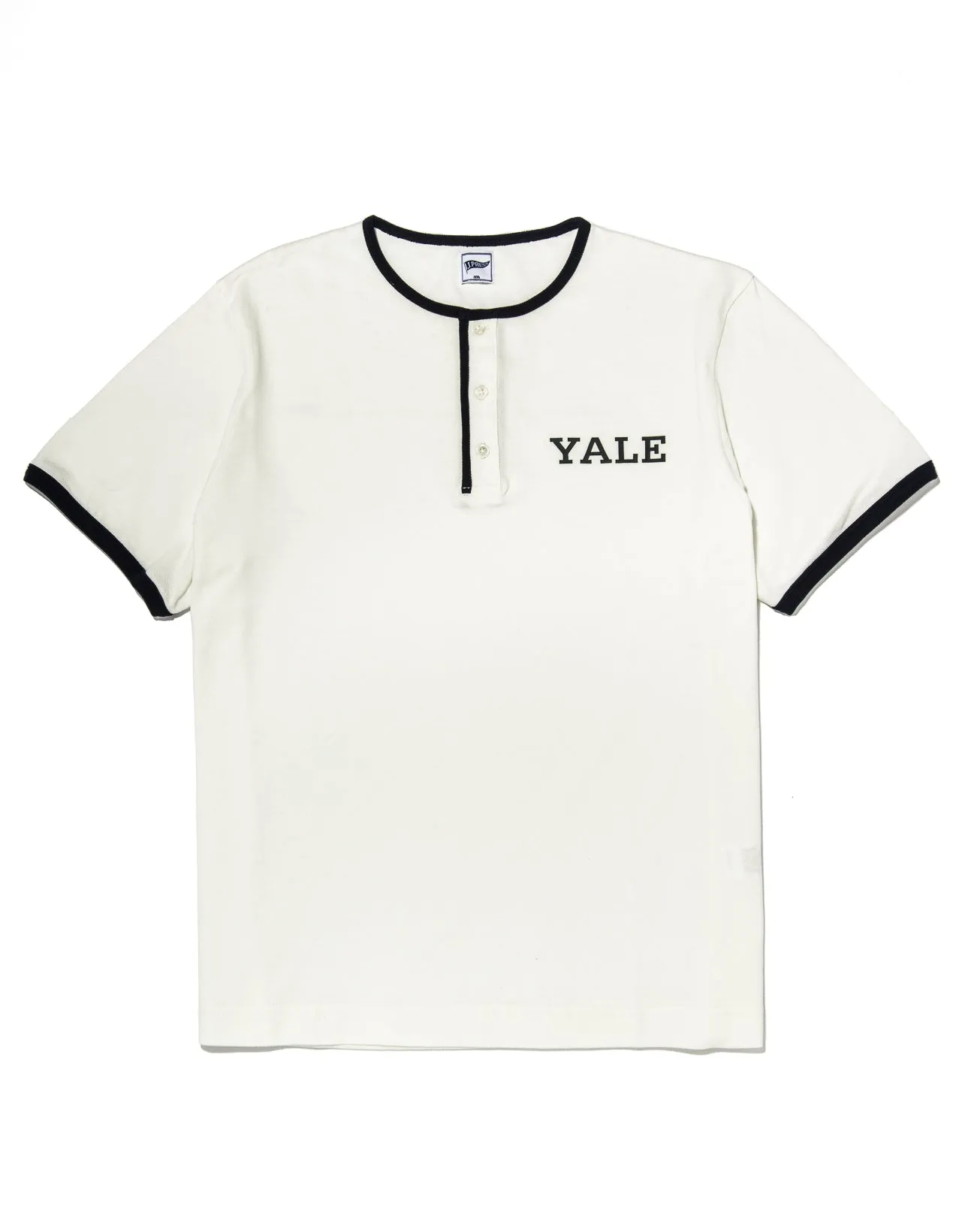 Yale Pique Henley Shirt sold by J. Press