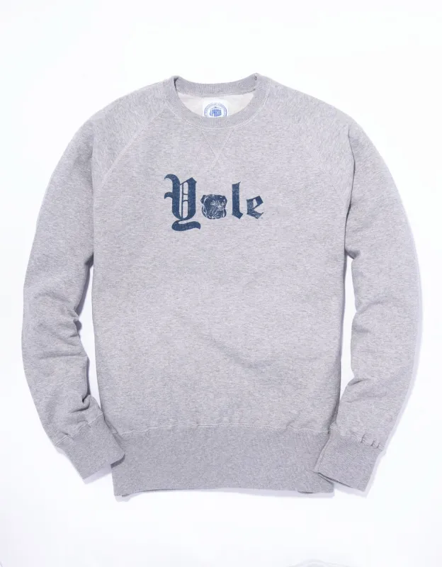 Yale Gothic Spellout Sweatshirt sold by J. Press