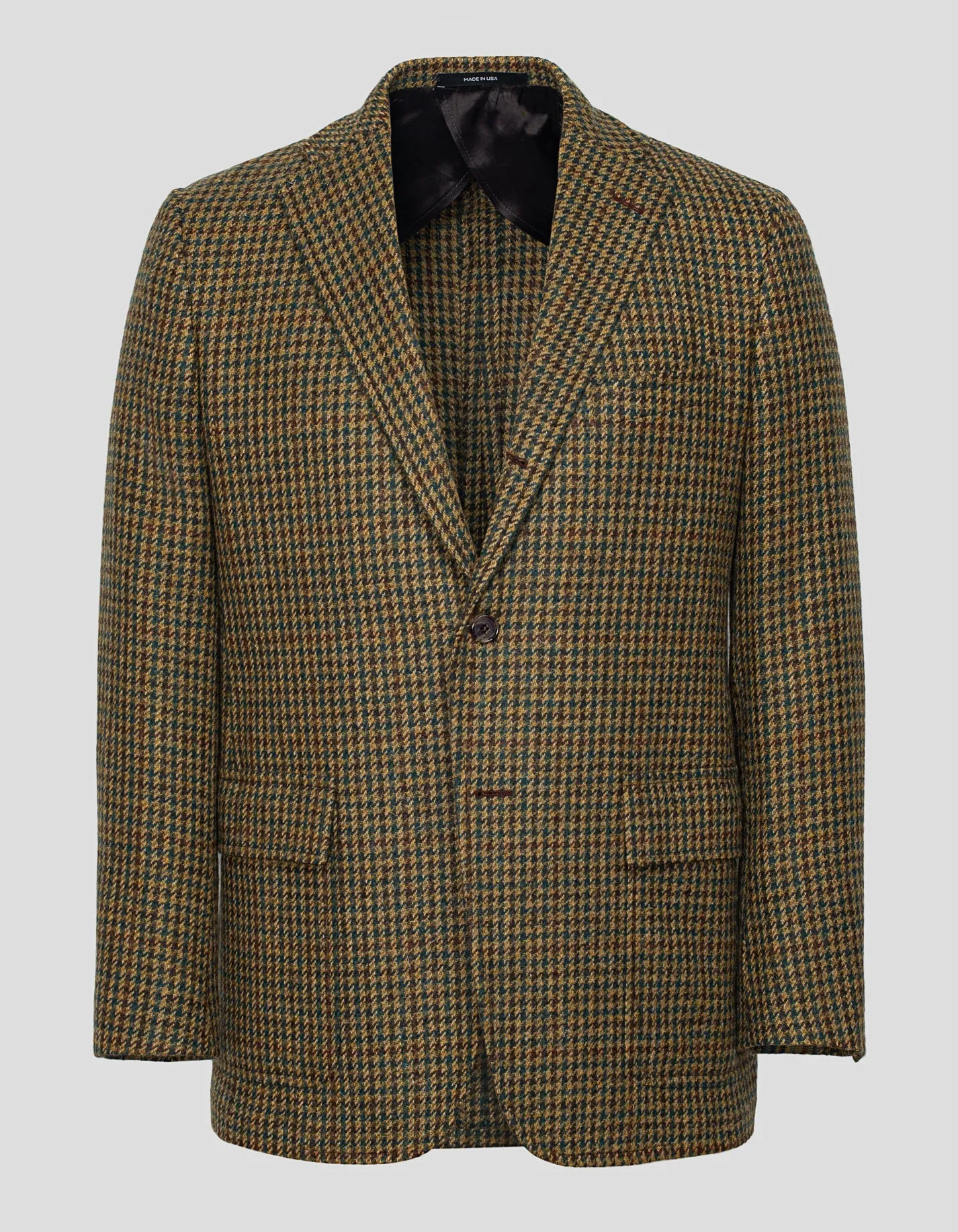 MAGEE BROWN OLIVE CHECK SPORT COAT sold by J. Press