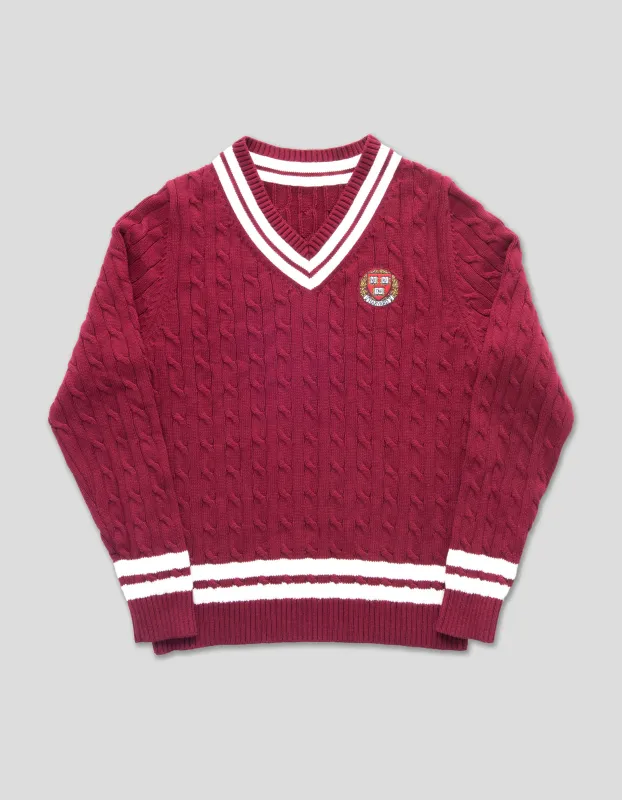 Harvard Cotton Cricket Sweater sold by J. Press