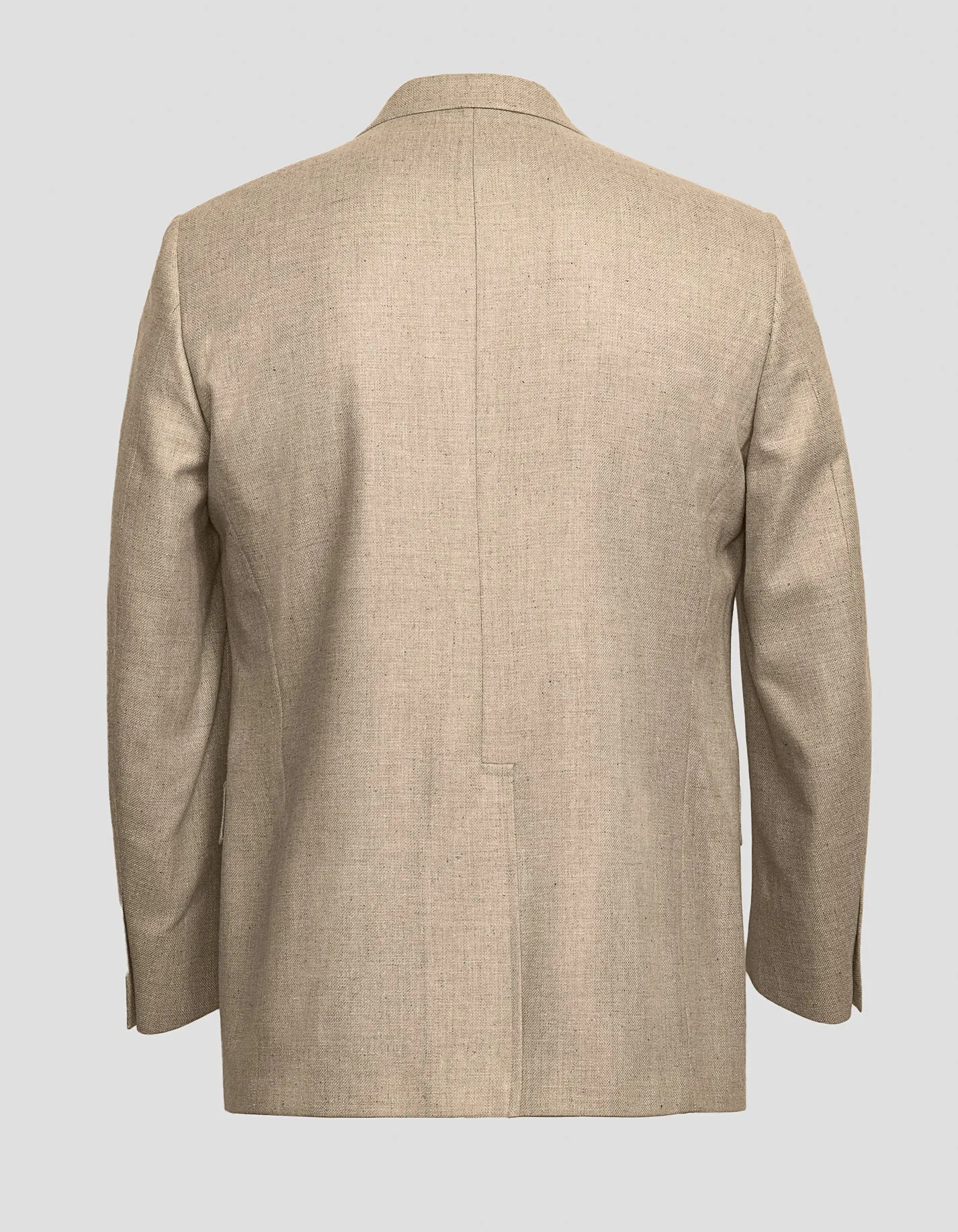 Made-in-Canada Solid Light Tan Silk/Wool Sport Coat sold by J. Press product image thumbnail 3