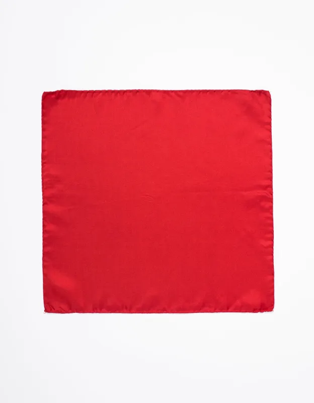 POCKET SQUARE - RED sold by J. Press