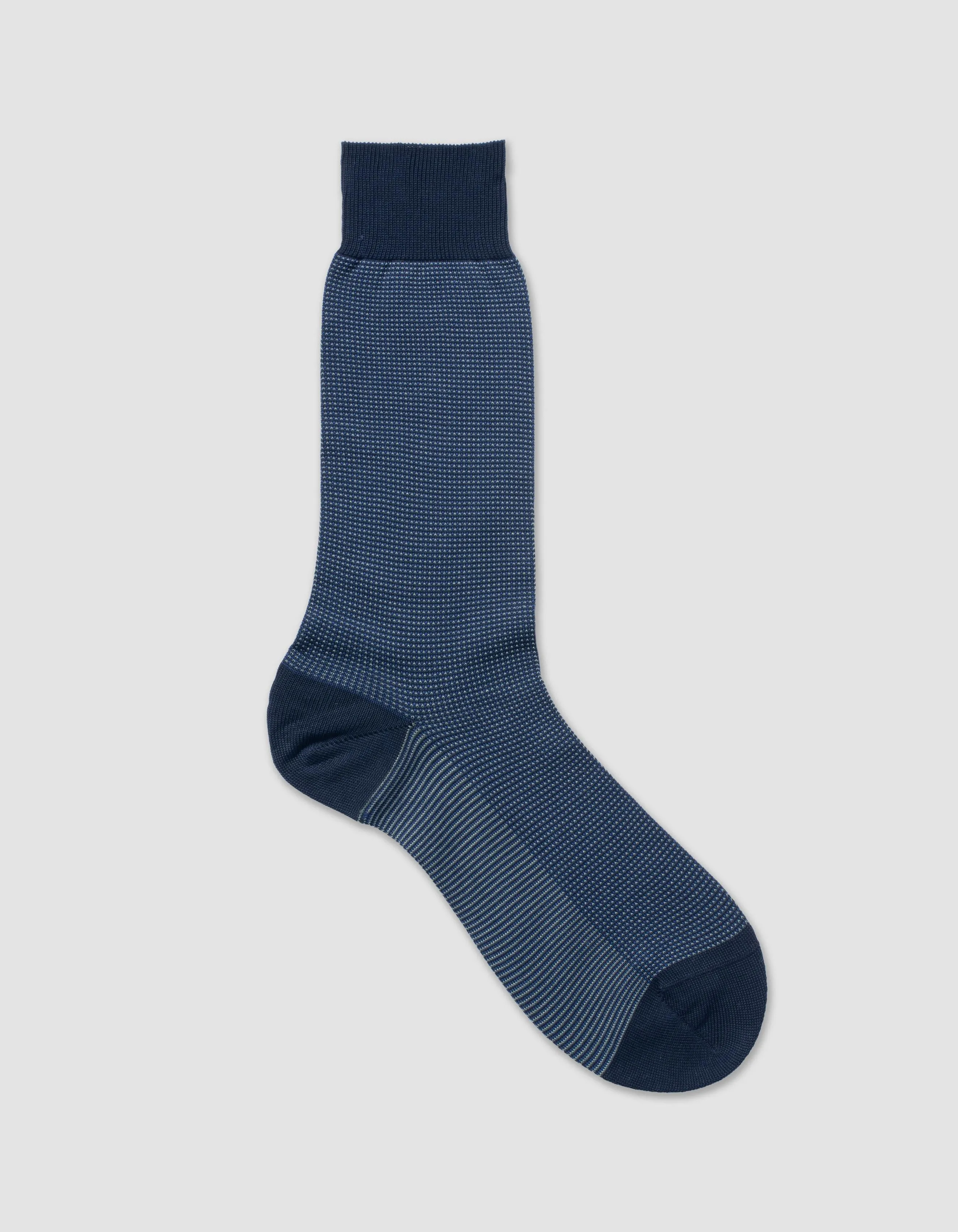 BIRDSEYE COTTON MID-CALF SOCKS sold by J. Press