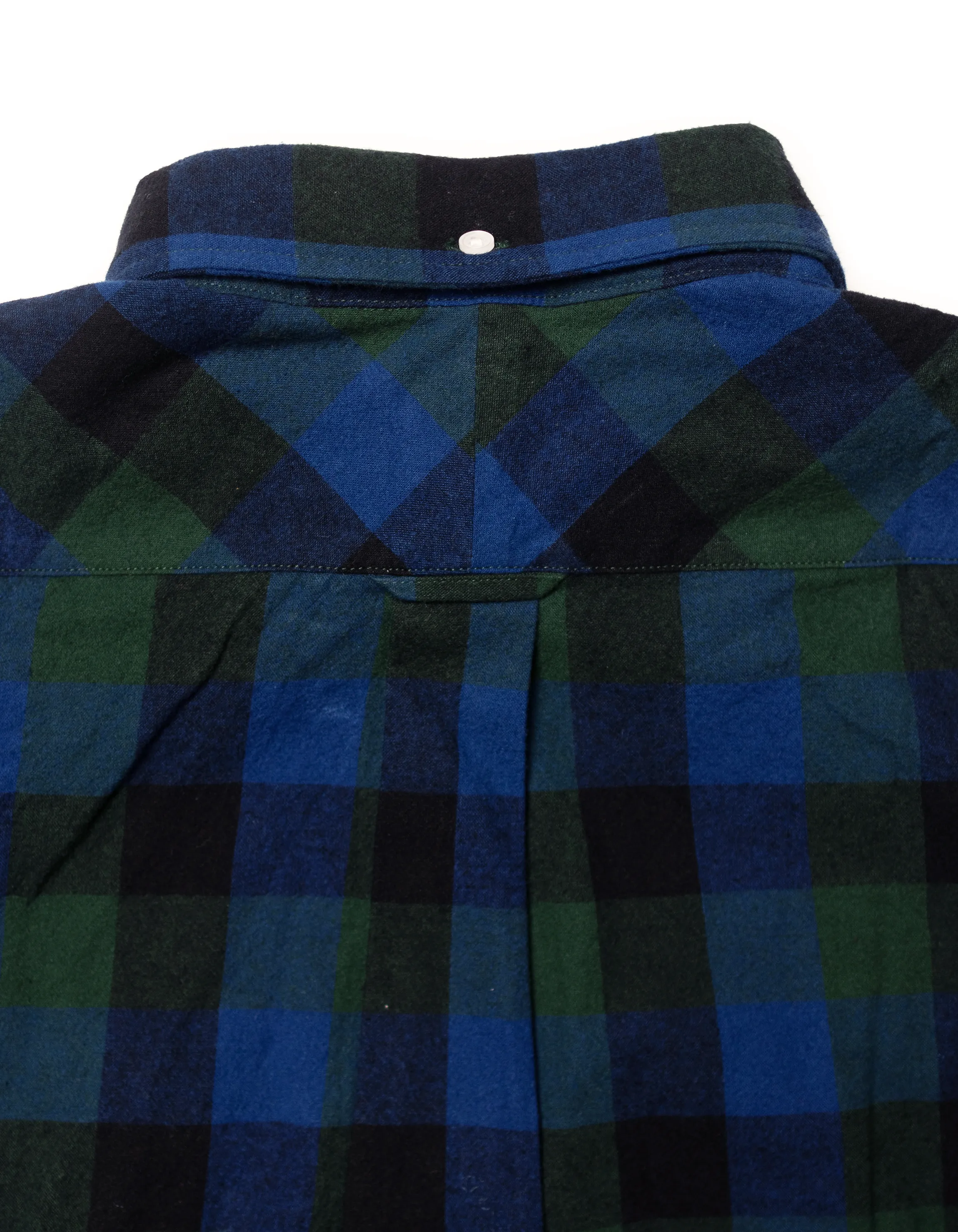 Green Plaid Cotton Flannel Sport Shirt - Trim Fit sold by J. Press product image thumbnail 2