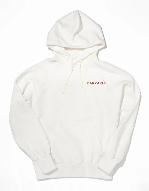 HARVARD HOODIE - WHITE sold by J. Press