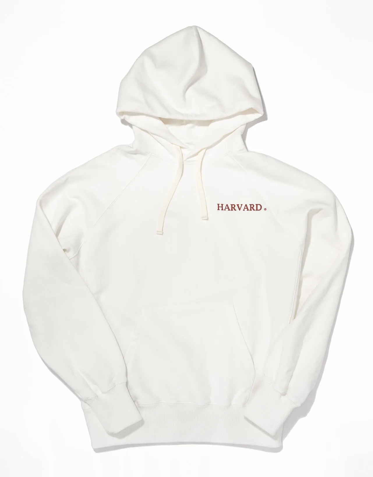 HARVARD HOODIE - WHITE sold by J. Press