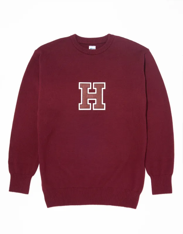 Harvard Cotton Crewneck "H" Sweater sold by J. Press