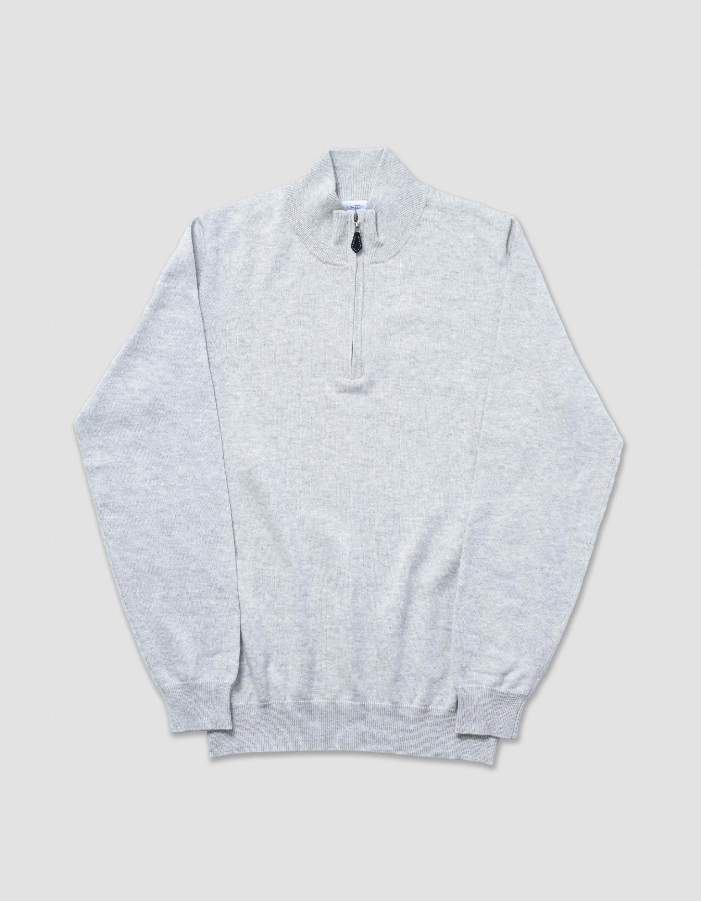 Cotton/Cashmere Quarter Zip Sweater sold by J. Press