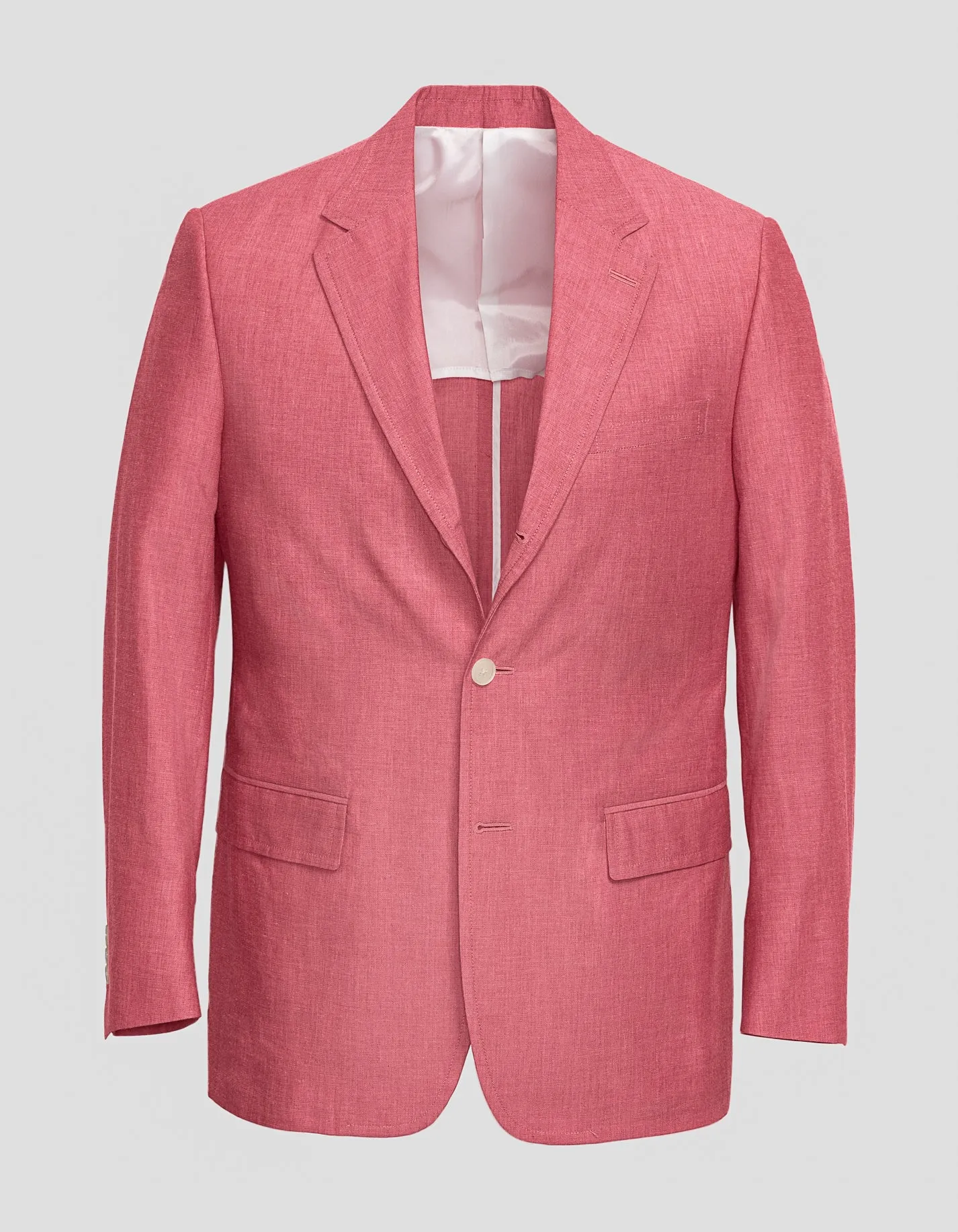 Made-in-Canada Red Cotton Chambray Sport Coat sold by J. Press