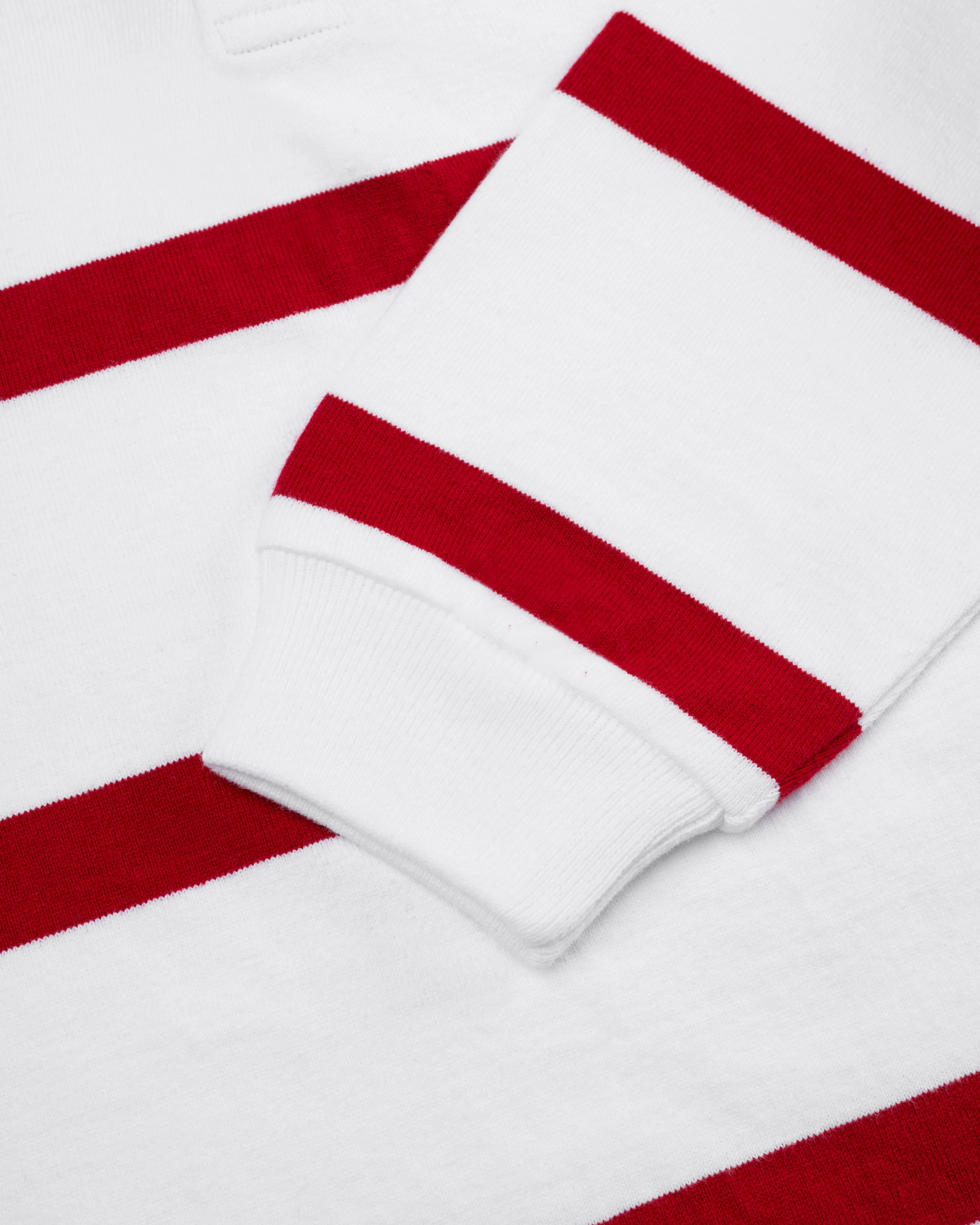 Made-in-USA Red Bar Stripe Cotton Rugby sold by J. Press product image thumbnail 3